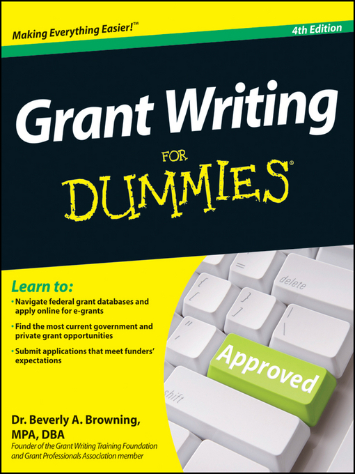 Title details for Grant Writing For Dummies by Beverly A. Browning - Available